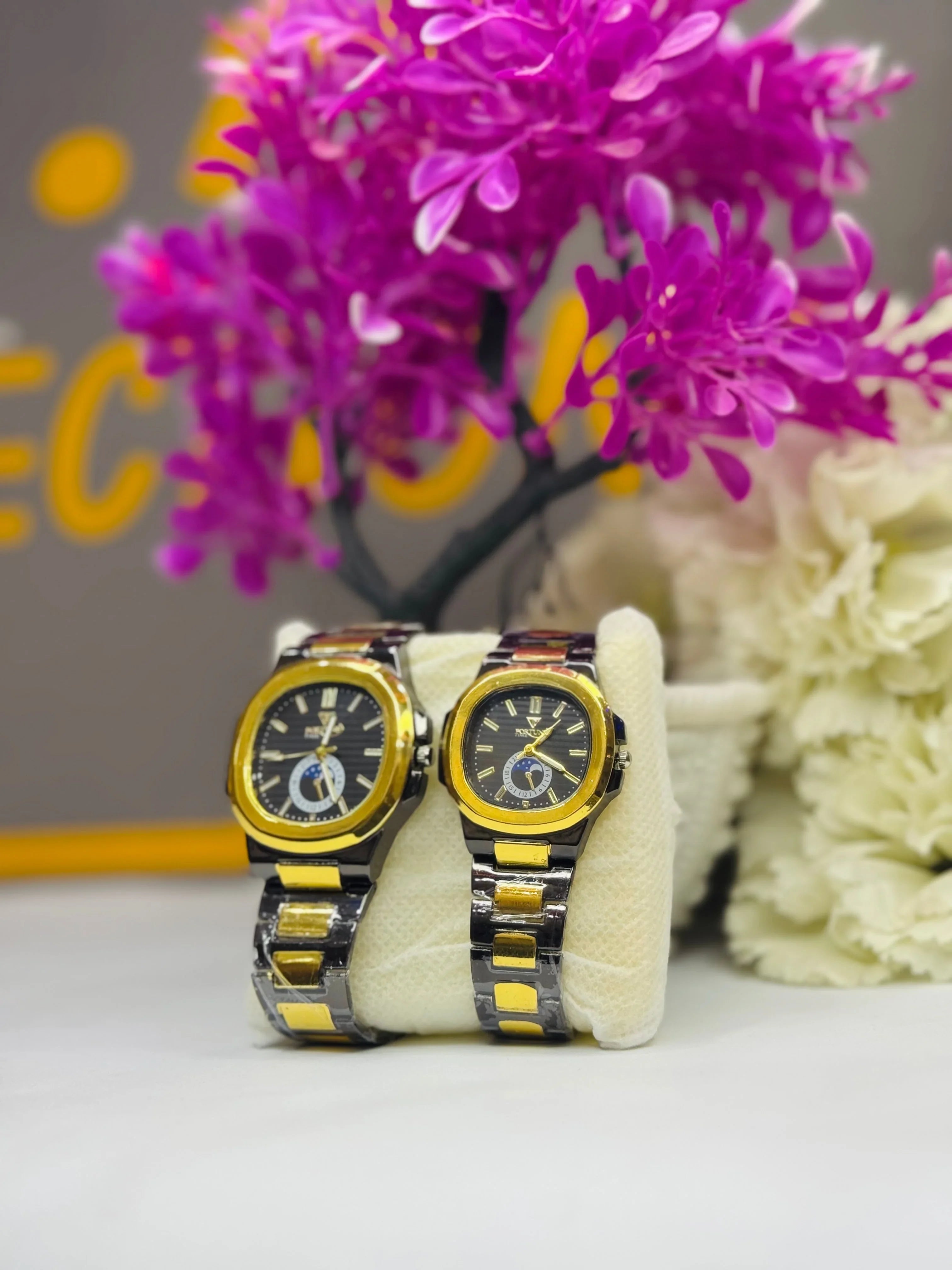 ZA COLLECTION Luxury Couple Watch Set